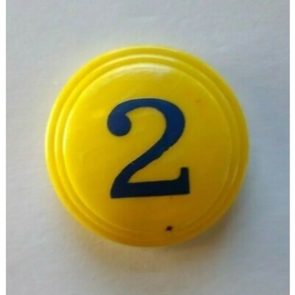 Vintage Pinball Machine Bumper Cap Part Original 1950s Yellow Marble #2 Small